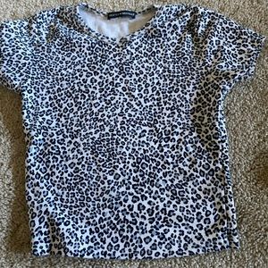 rare brandy melville cheetah ashlyn top